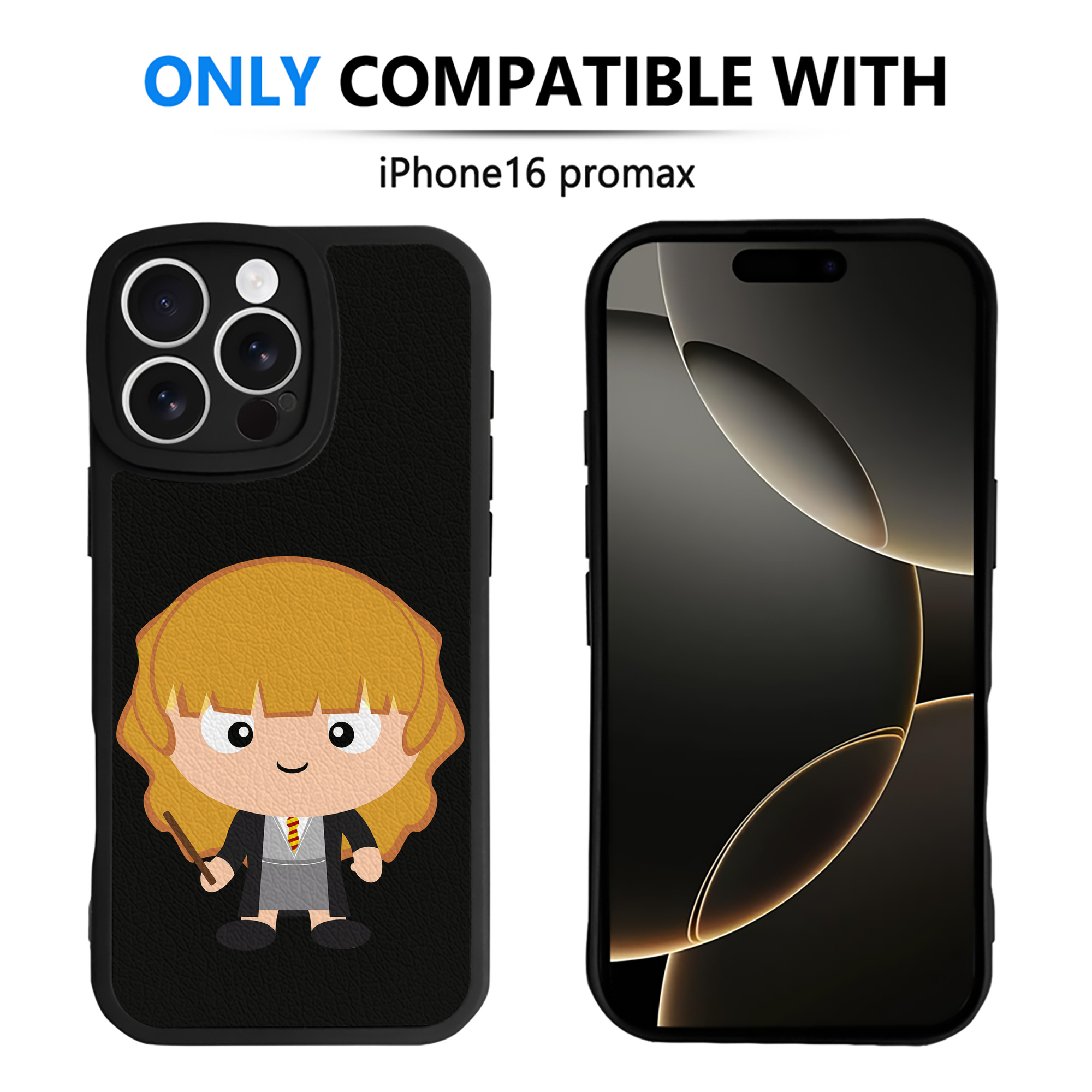 （画像用） Harry Potter ハリー・ポッターシリーズ 【iPhone 16シリーズ対応】シリコンスマホケース（レザー調） 材質：シリコン